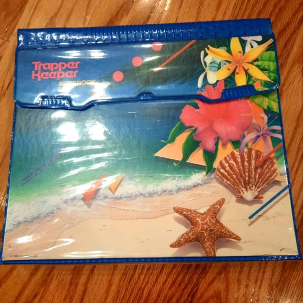Vintage‎ Rare MEAD Trapper Keeper! Tropical